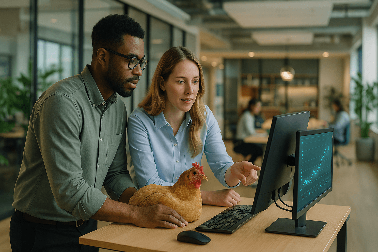 Jones Foods collaborative workplace - Modern office environment with innovative workspace